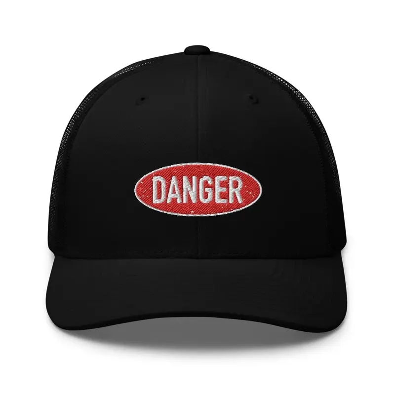 DANGER. Digital Graphic-Art Embroidery.