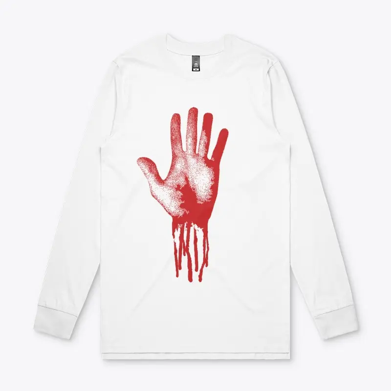 Hand. Digital Graphic Art Print.