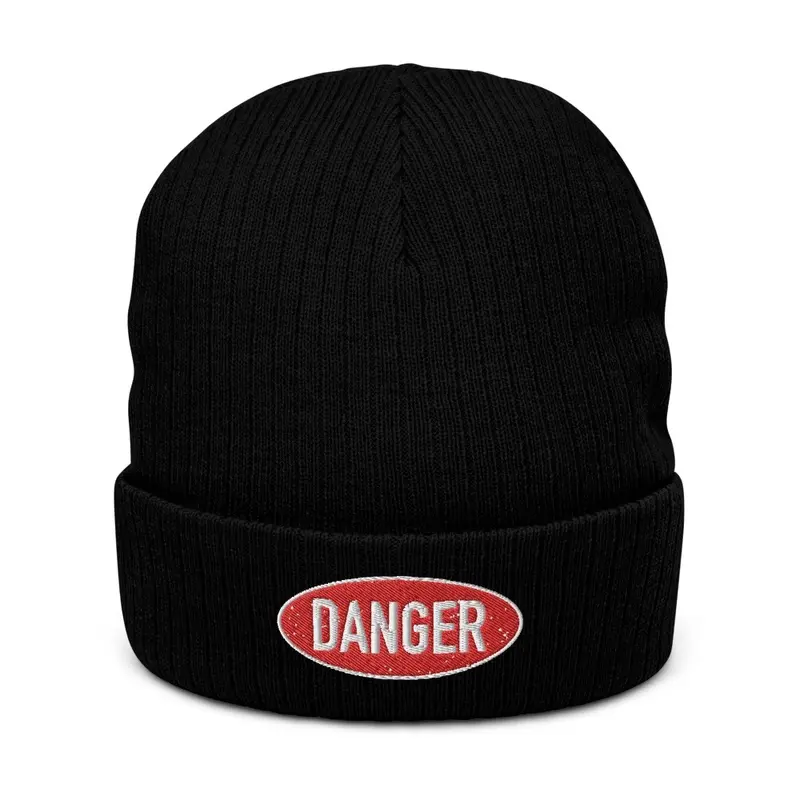 DANGER. Digital Graphic-Art Embroidery.