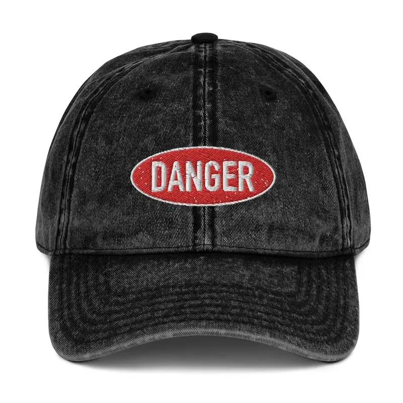 DANGER. Digital Graphic-Art Embroidery.