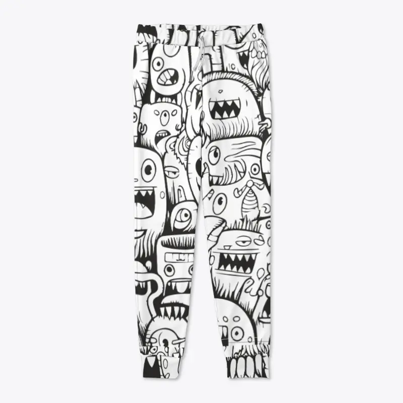 Funny monsters. Art Print.