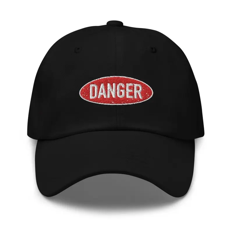 DANGER. Digital Graphic-Art Embroidery.